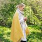 lapuankankurit uni pocket shawl ochre