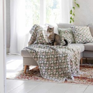 LapunKankurit Tulppaani blanket rose olive